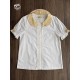 Miss Point Lemon Chicken Print Collar Blouse(Reservation/2 Colours/Full Payment Without Shipping)